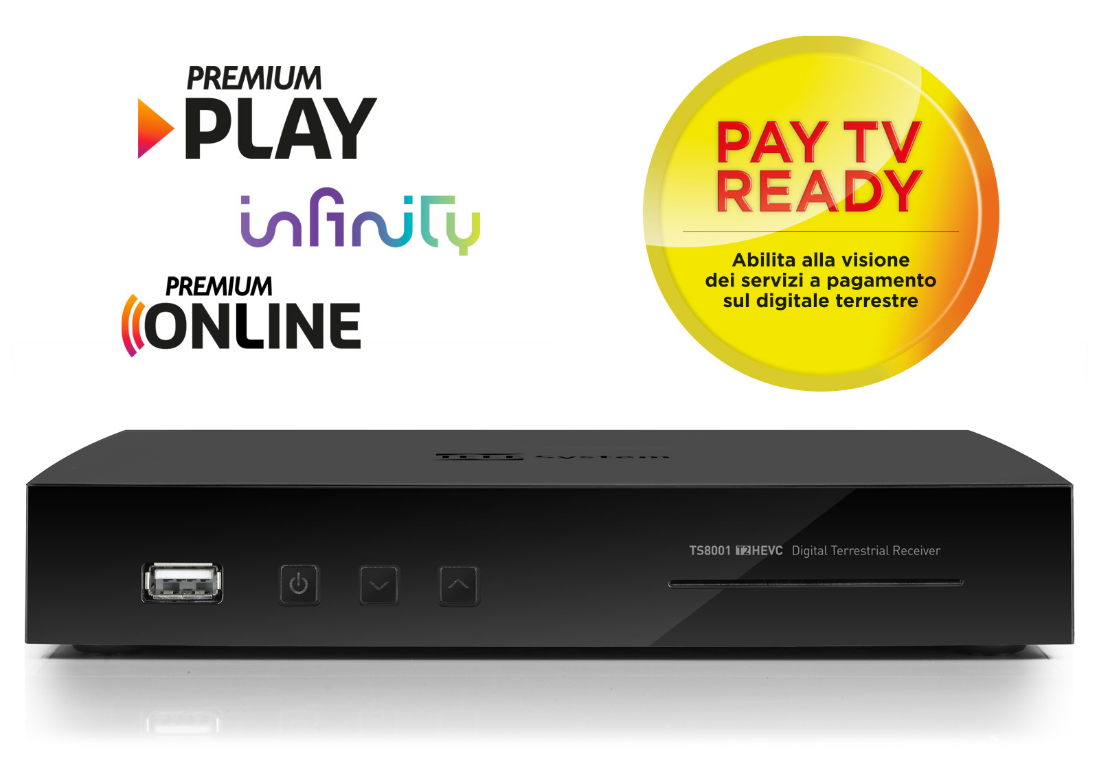 Decoder Mediaset Premium, Infinity, Premium Play, Premium Online