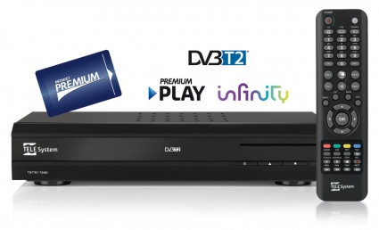 Decoder digitale terrestre DVB-T2, Mediaset Premium, Premium Play, Infinity