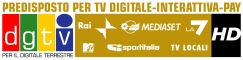Bollino Gold HD DGTVi Predisposto per la TV digitale interattiva Pay
