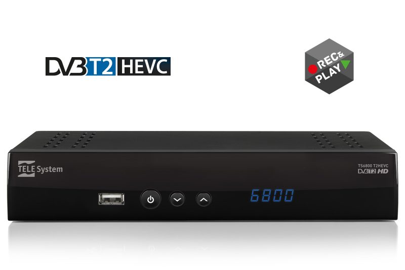 TS6800: ricevitore DVBT2 HEVC