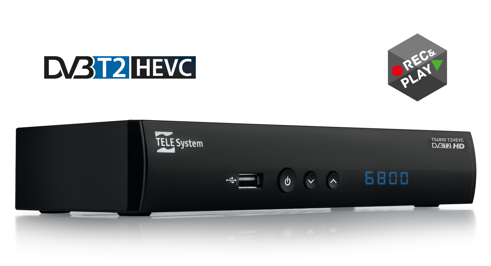 Decoder digitale TS6800 T2HEVC Ricevitore digitale TS6800 T2HEVC