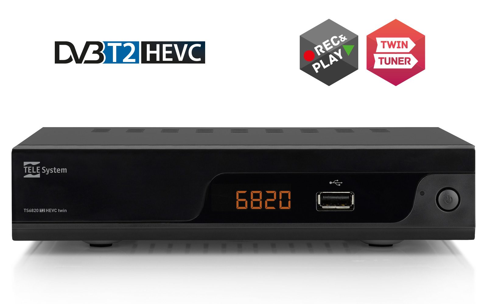 Twin Digital Terrestrial Tuner HD H.265 – Videorecorder and Mediaplayer