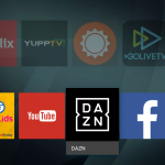 App store smart TV con DAZN