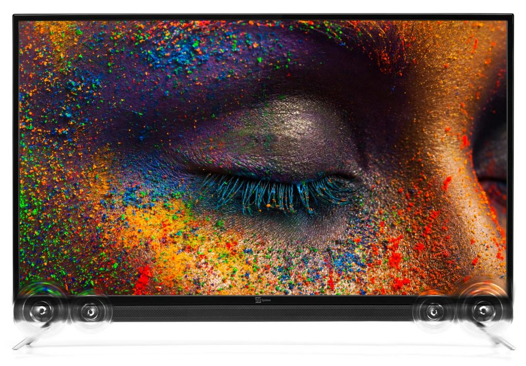 SMART TV 50 pollici 4K con soundbar integrata