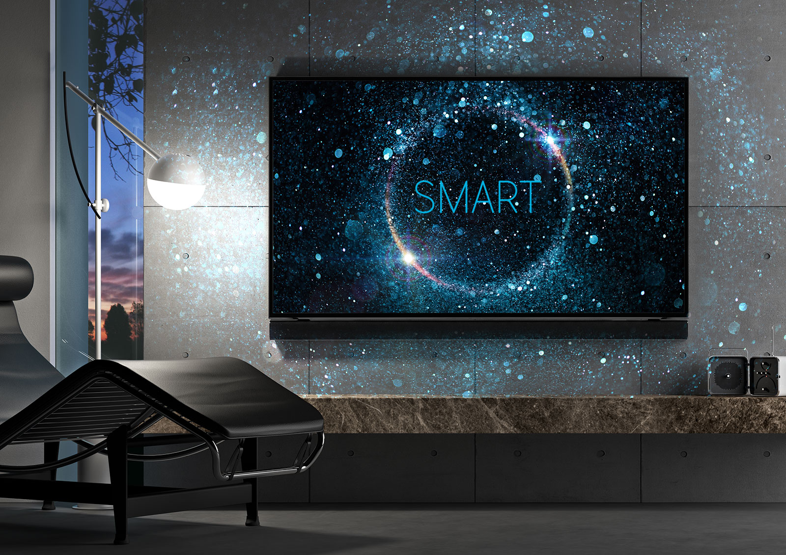 TV 55 pollici Ultra HD con Soundbar integrata