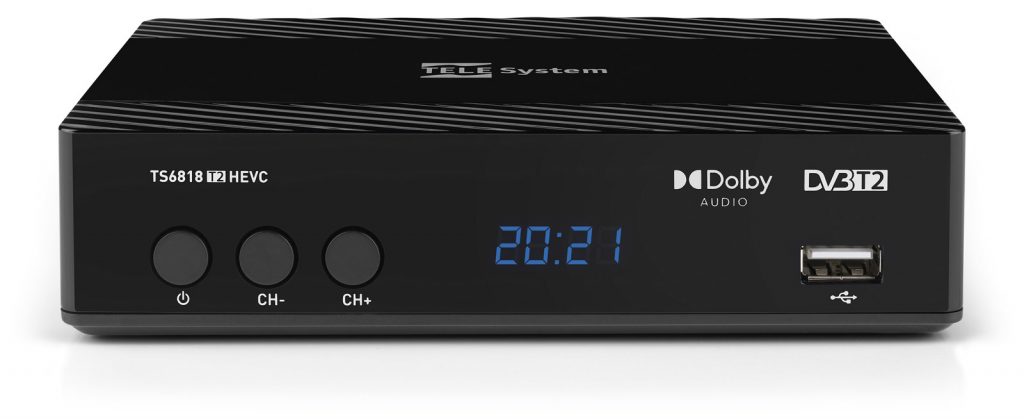 Decoder TS6818 T2HEVC per il nuovo digitale terrestre