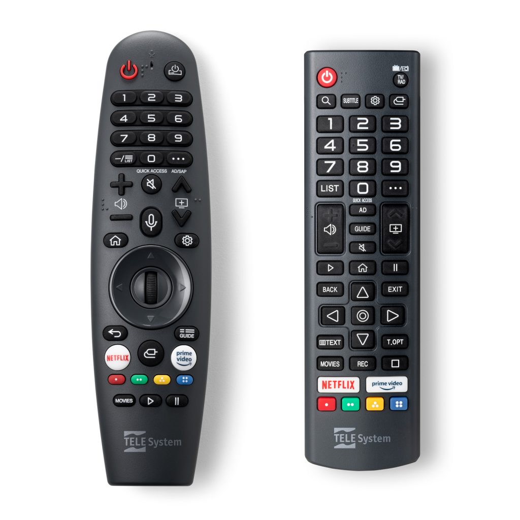 Magic Remote e telecomando standard