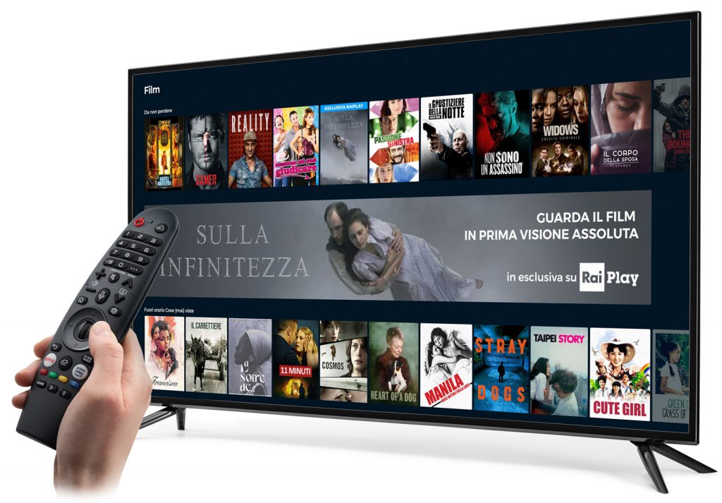 WebOS Magic Remote e Rai Replay