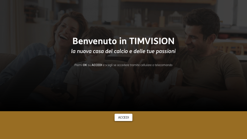 TIMVISION: benvenuto