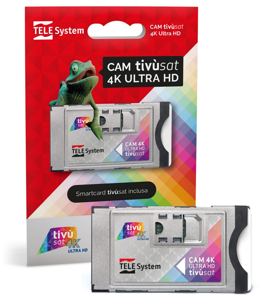 CAM tivùsat 4K / CAM Ultra HD - TELE System