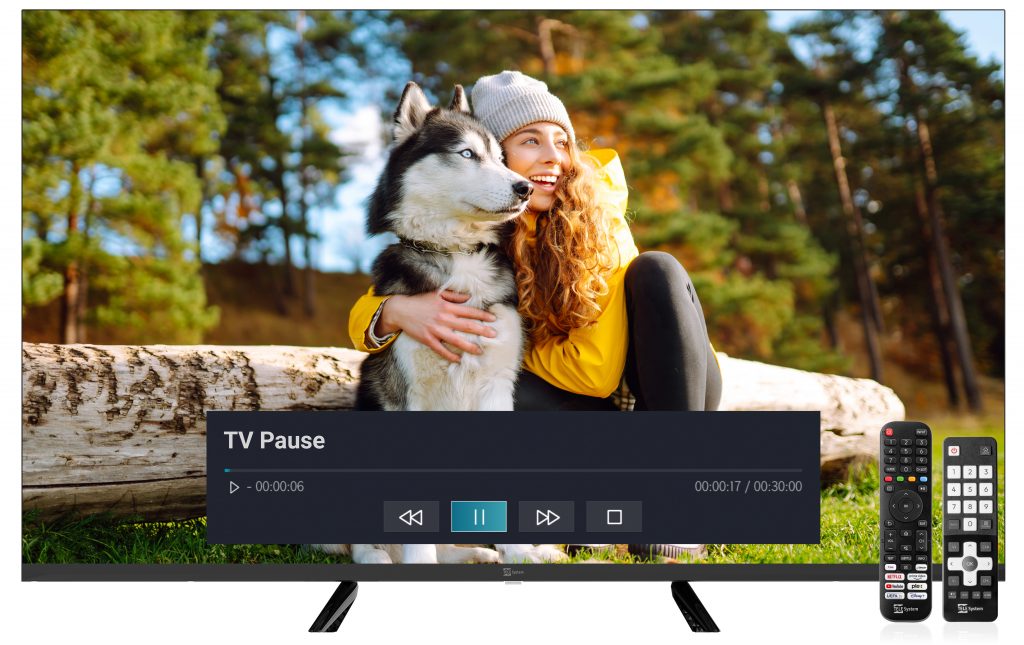 TV QLED 43" pollici con Pausa e telecomando semplice