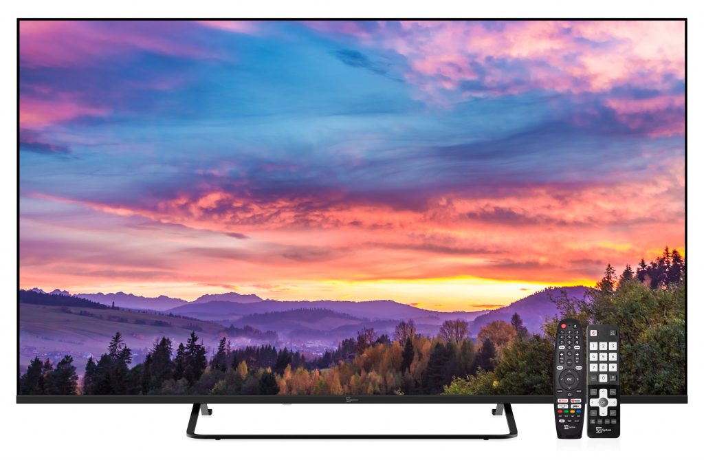 TV QLED 55 con telecomando semplice aggiuntivo
