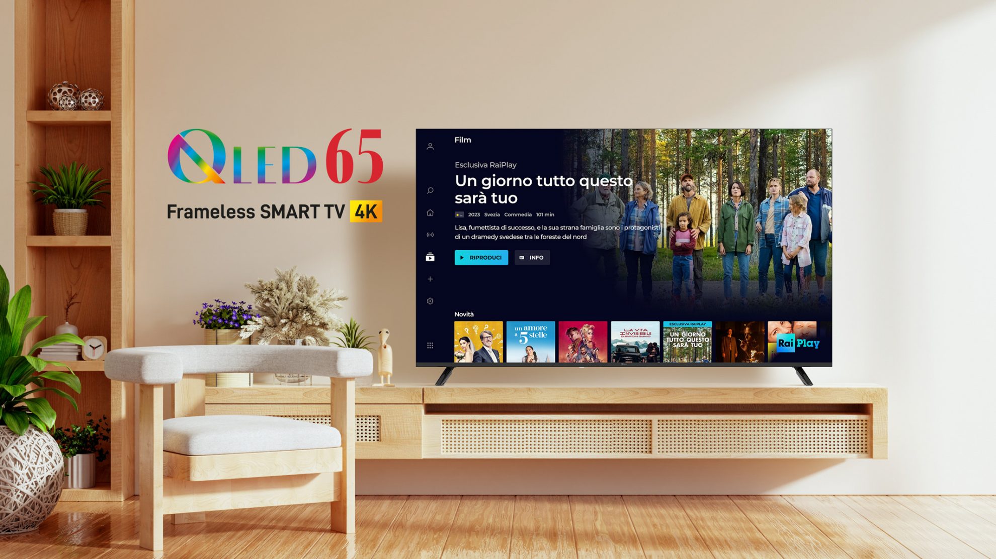 QLED 65 - Frameless Smart TV 4K