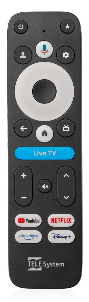Telecomando con controllo vocale Google Assistant