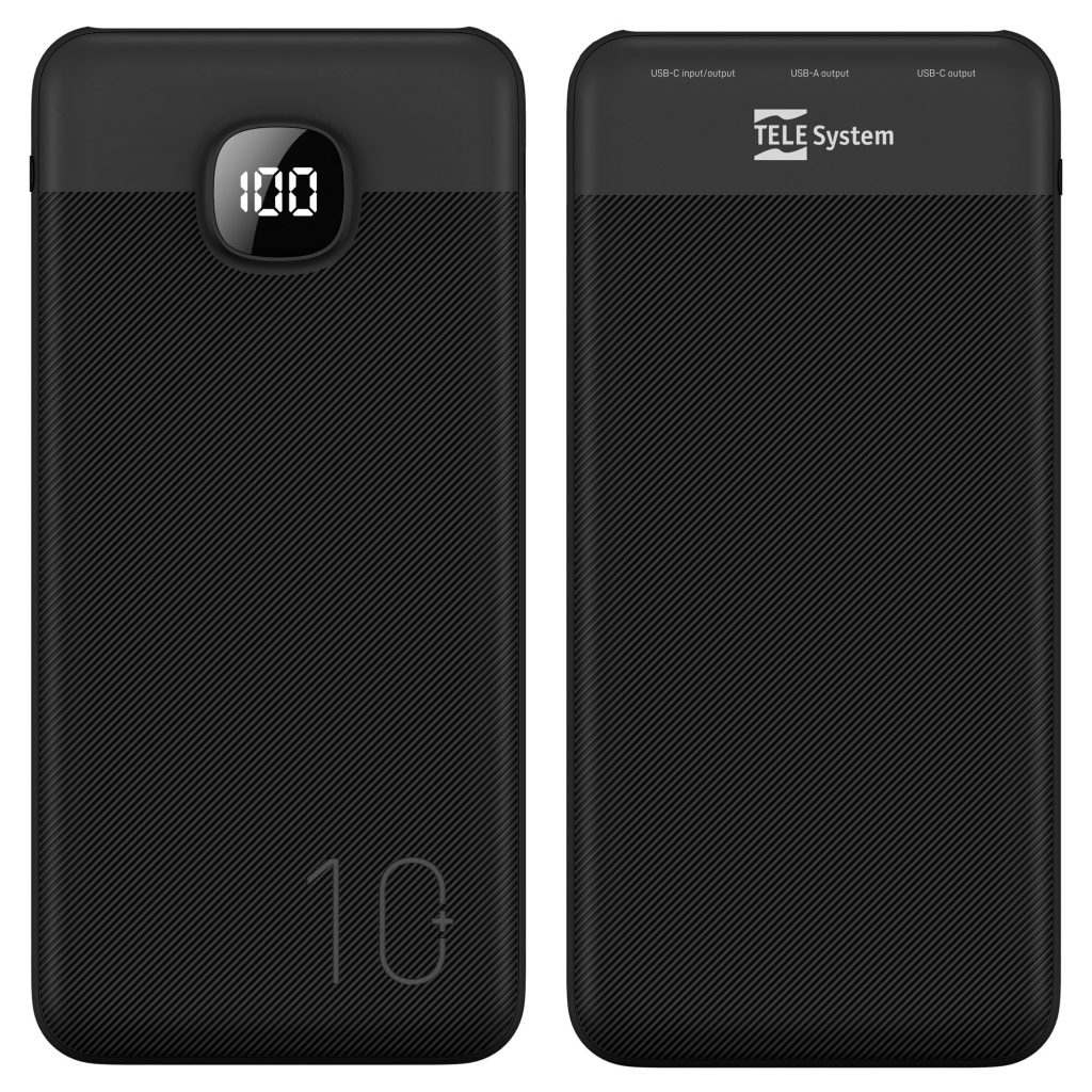 Powerbank 10000mAh: display e connessioni