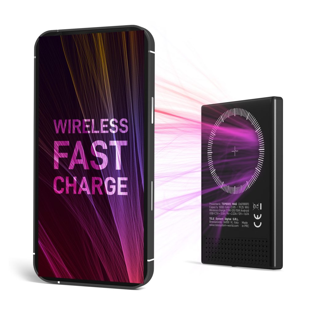 Powerbank wireless fast charge