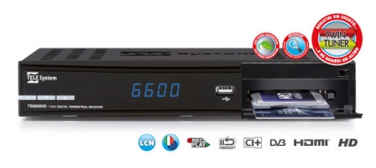 Decoder TS6600 HD doppio tuner, CI+