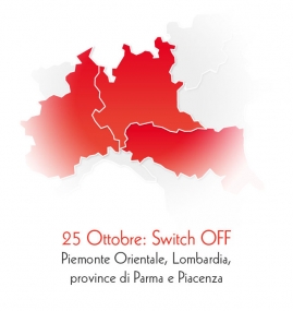 25 ottobre 2010: Switch off Piemonte Orientale, Lombardia, Parma e Piacenza
