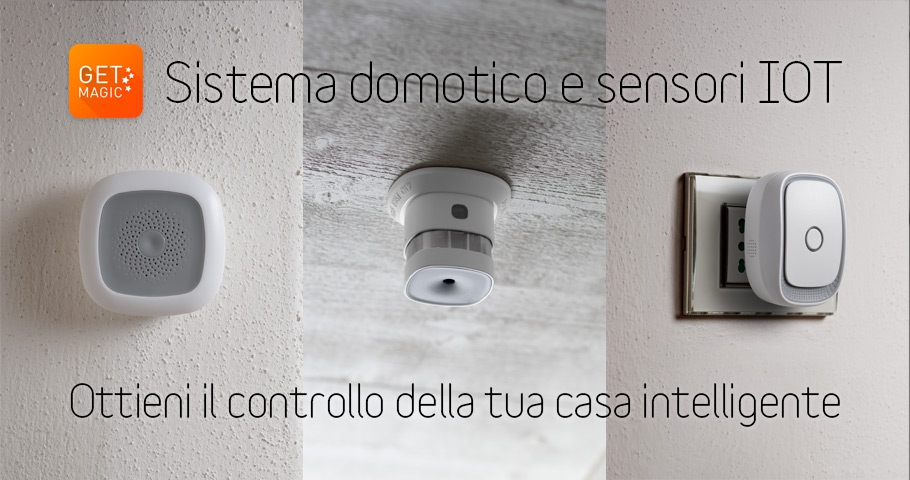 Sistema domotico getmagic e sensori