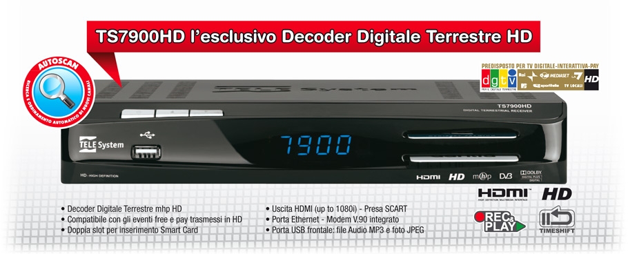 Immagine di Telesystem Wi-lly 0.1 - Adattatore wireless ethernet per il TS7900HD e Blobbox - Scopri su HiTech